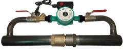 Насос циркуляційний LuKon WRS 25/6-180 для систем опалення, охолодження, водопостачання та для байпаса, Байпас 40 довгий, клапан