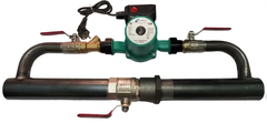 Насос циркуляційний LuKon WRS 25/6-180 для систем опалення, охолодження, водопостачання та для байпаса, Байпас 50 довгий, кран
