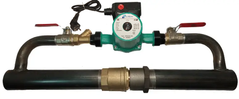 Насос циркуляційний LuKon WRS 25/6-180 для систем опалення, охолодження, водопостачання та для байпаса, Байпас 50 довгий, клапан