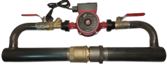 Насос циркуляційний LuKon GRS 25/40-180 для систем опалення, охолодження, водопостачання та для байпаса, Байпас 40 довгий, клапан