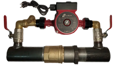 Насос циркуляційний LuKon GRS 25/40-180 для систем опалення, охолодження, водопостачання та для байпаса, Байпас 50 короткий, клапан