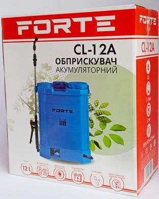 Обприскувач акумуляторний 12 л FORTE CL-12A Садові обприскувачі для дерев, городу, саду і виноградників