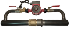 Насос циркуляційний LuKon GRS 25/60-180 для систем опалення, охолодження, водопостачання та для байпаса, Байпас 50 довгий, клапан