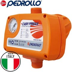 Автоматичні регулювальники тиску Pedrollo EASYPRESS 2М 1.5 BAR електронне реле Італія прес-контроль