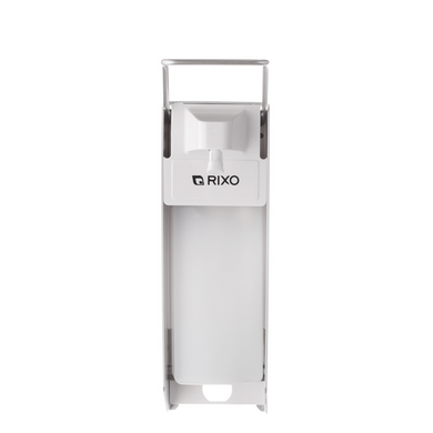 Диспенсер ліктьовий настінний для дезінфекції Rixo Solido S110 дозатор для антисептика та рідкого мила 500 мл