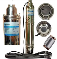 Глубинный насос для скважины погружной шнековый Водомет в колодец Vodomet 4 QGD 2.1-100-0.55 кВт