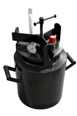 Домашній автоклав гвинтовий газовий Максі-33 (33 банки 0.5л або 16 банок 1л) стерилізатор для банок консервації