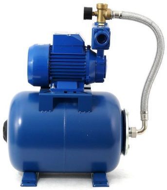 Бытовая насосная станция с гидроаккумулятором Kenle WZ 750 для подачи воды водоснабжения дома, дачи 750 Вт