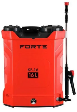 Опрыскиватель аккумуляторный ранцевый садовый Forte KF-16A электроопрыскиватель на 16л