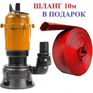 Насос Дренажно-Фекальный погружной 1300 Вт Powercraft WQD 1300f с измельчителем и поплавком
