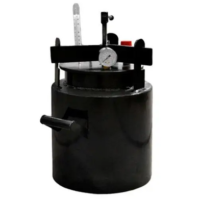 Домашній автоклав гвинтовий газовий Міні-10 (10 банок 0.5л або 3 банки 1л) стерилізатор для банок консервації